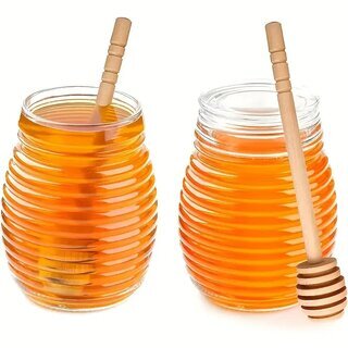 Honiglffelstbchen Holz 15 cm Honiglffel, Natrliches Bienenstock 1 Stck