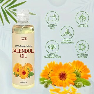 Ringelblumenl 118 ml Calendula-l 100% Rein Und Natrlich Haut, Ngel, Haare