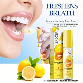 Zitronen Atemspray sanft Alkoholfrei ideal fr Reisen 18 ml Tragbarer Sprhnebel