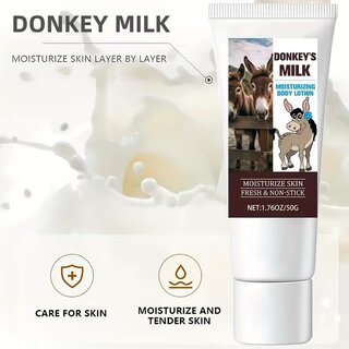 Eselmilch Feuchtigkeitscreme mit Eselmilch Jojoba�l Honig und Hyalurons�ure 50 g