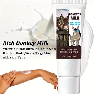 Eselmilch Feuchtigkeitscreme mit Eselmilch Jojoba�l Honig und Hyalurons�ure 50 g