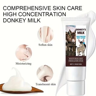 Eselmilch Feuchtigkeitscreme mit Eselmilch Jojoba�l Honig und Hyalurons�ure 50 g