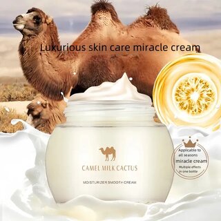 Kamelmilch & Kaktus Feuchtigkeitscreme - Vitamin E - Feuchtigkeitsspendend 130 g