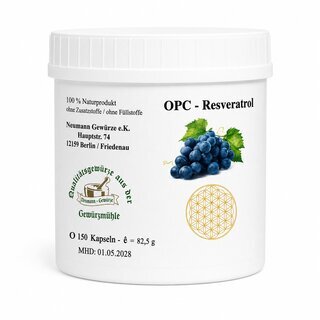 OPC ? RESVERATROL OPC (Traubenkernextrakt) 150 Kapseln